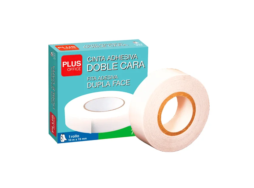 Cinta Adhesiva doble faz Plus Office