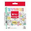Resaltador Fino Pastel x10 Filgo