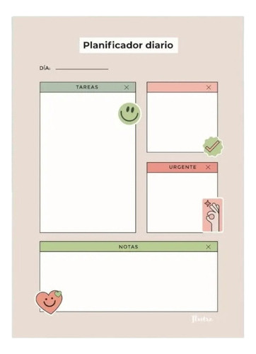 Planificador Diario A5 - Ilustra