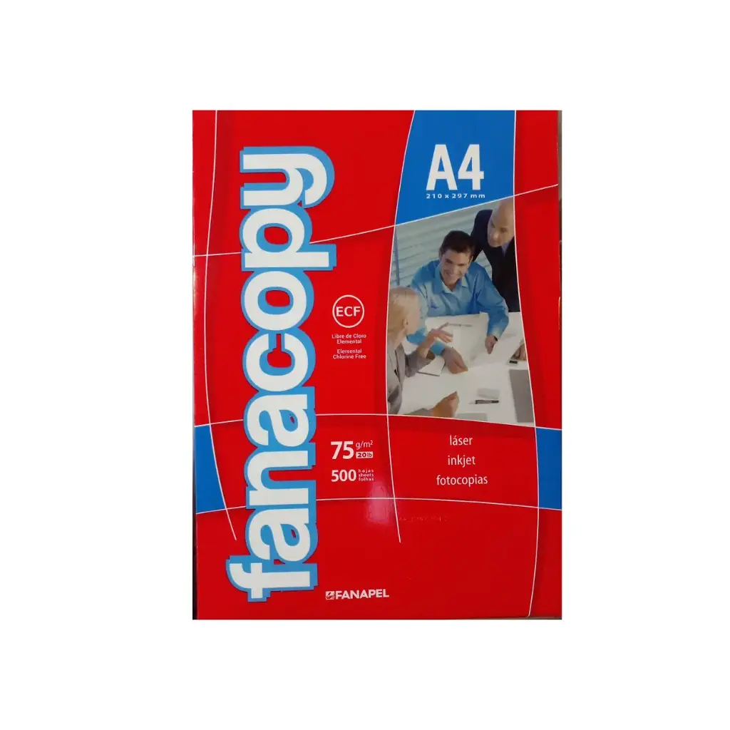 Resma Hojas Papel Fotocopia A4 Fanacopy