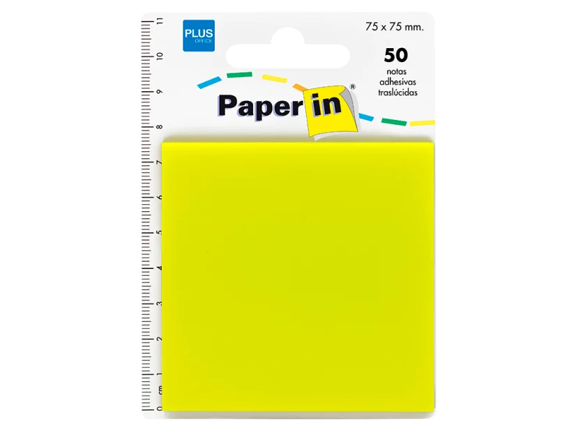 Notas Adhesivas traslucidas x50 Plus Office