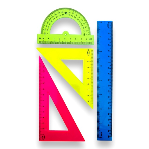 [18714575] Juego de Geometría Colores - 20cm