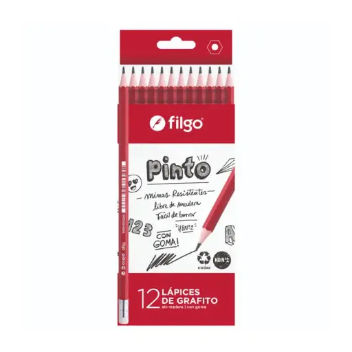 [16064351] Lápices de Escribir Pinto x12 Filgo