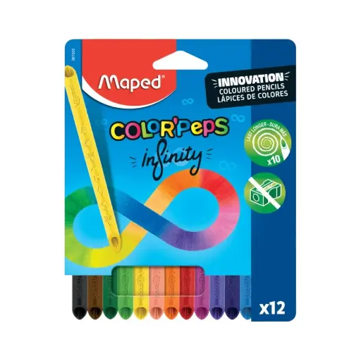 [40939336] Lapices de Colores Peps Infinit x12 Maped