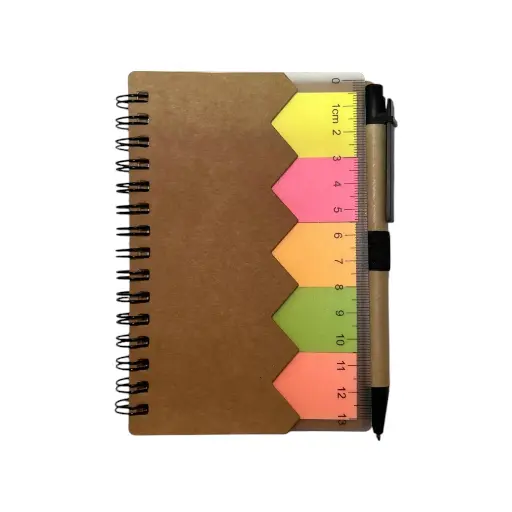 [10248660] Libreta con Lapicera y Notas Adhesivas A6