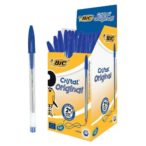 [75507070] Bolígrafo BIC Cristal Azul x50