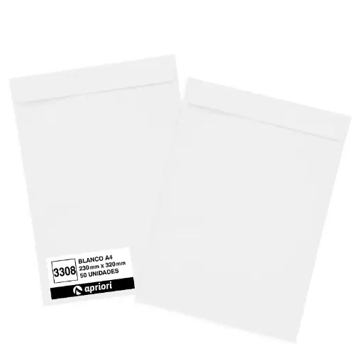 [91204462] Sobre Blanco A4 x1 Apriori