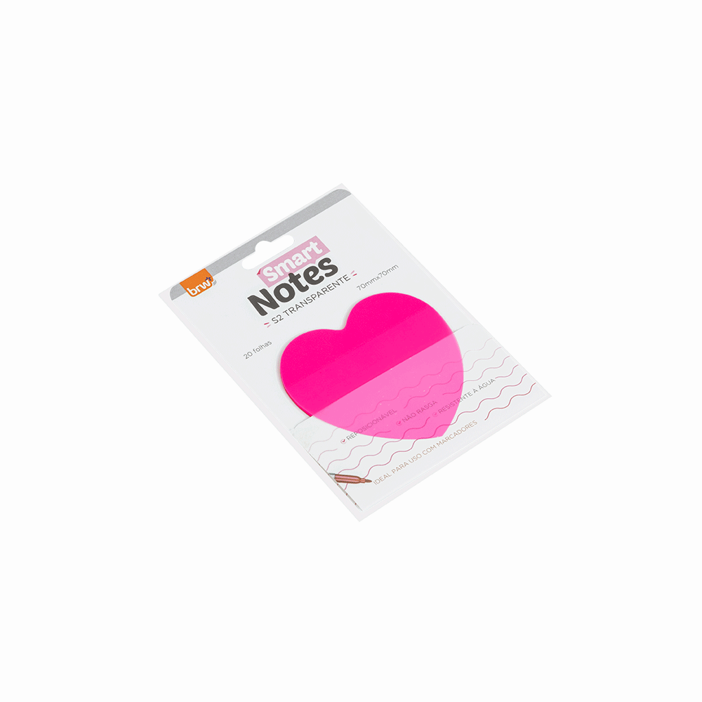[70313987] Notas Adhesivas Corazón x20 BRW