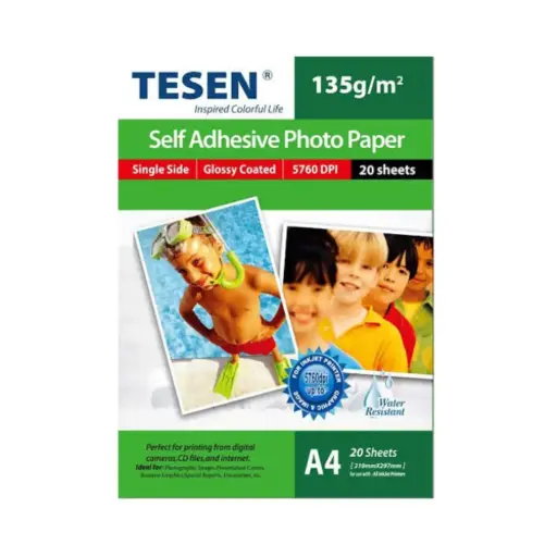 [52477832] Papel Fotográfico Adhesivo A4 x1 20h