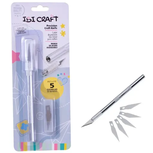 [67225984] Trincheta Cortante De Aluminio con Repuesto x1 Ibi Craft