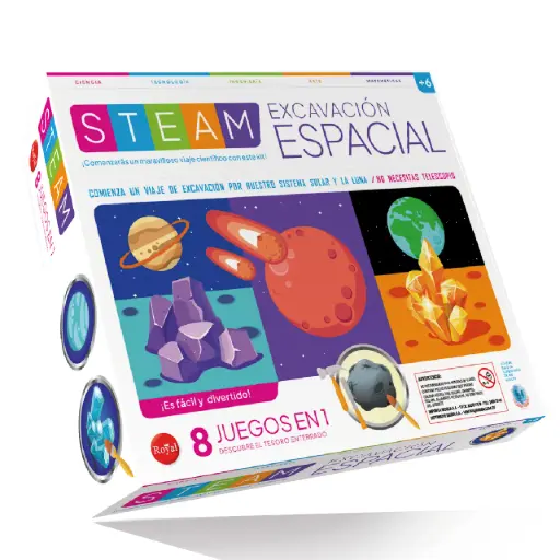 [81060164] Set Excavación Espacial 8 En 1 Steam Royal