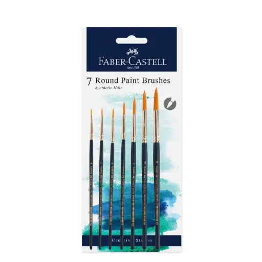 [83895728] Pinceles Redondos Creative Studio Faber-Castell X7